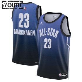 Barn All-Star 2023 Tröja Team 1 Lauri Markkanen 23 Nike Blå Swingman